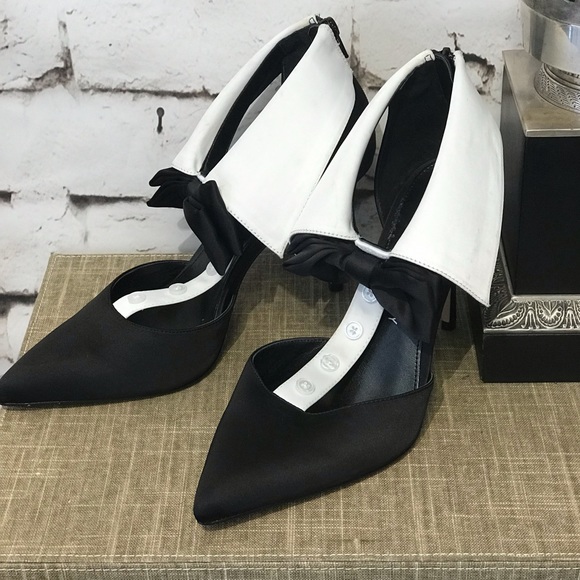 Katy Perry Adella Tuxedo Bowtie Pumps 